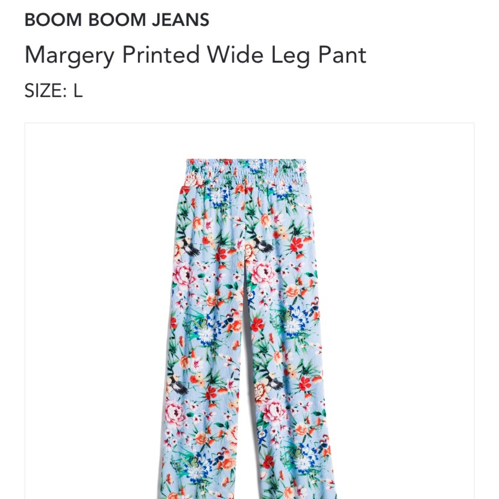 Boom Boom Jeans Wide Leg Pant